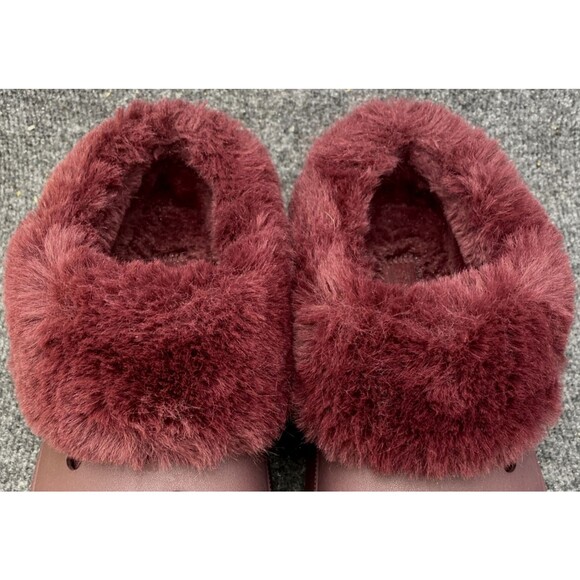 Crocs Shoes Men 11 Furever Crush Lined Platform Clogs 208446-6WD Dark Cherry - Picture 7 of 13